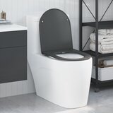 vidaXL WC sjedalo Antracit Duroplast 44 x 36 x 3.4 cm cijene