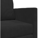 Krevet na razvlačenje Crna 124 x 71 x 78 cm Baršun | Eponuda.com