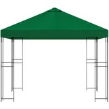 Gazebo 3 x 3 m Zelena Poliester i čelik 190 gsm | shoptok.hr
