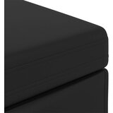  Stolica Crna 61 x 41 x 40 cm Umjetna Koža i Fino Radeći Drvo | shoptok.hr