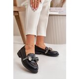 Kesi Women's moccasins with bow S.Barski black | shoptok.hr