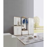 Landscape GARDEROBNA KLOP bela, barve macesna, hrast san remo | Shoptok.si