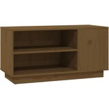 TV ormarić smeđa boja meda 80x34x40,5 cm od masivne borovine | Eponuda.com