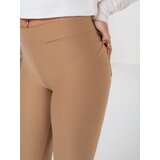 DStreet Spodnie damskie legginsy push up kamelowe | Shoptok.si