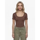 Sinsay Prilagođeni basic body s kratkim rukavima | shoptok.hr