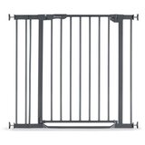 Hauck zaštitna ograda Clear Step 2 Set +9 cm produžetak- Dark Grey | shoptok.hr