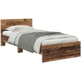  Krevetna konstrukcija Staro drvo 100 x 200 cm Konstruirano drvo | shoptok.hr