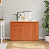  Kreveta Vosak smeđa 110 x 34 x 75 cm Čvrsto borovo drvo | shoptok.hr