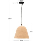 Kave Home Bež viseća svjetiljka ø 25 cm Lisora – | shoptok.hr
