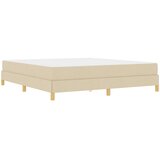  s opruga kutije s uzglavljem Krema 180 x 200 cm tkanina | shoptok.hr