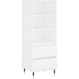  Visoka komoda bijela 40 x 36 x 110 cm od konstruiranog drva | Eponuda.ba
