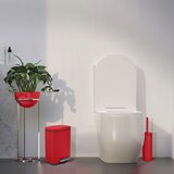 Spirella Rdeč jeklen koš za smeti s pedalom 5 l Akira – | Shoptok.si