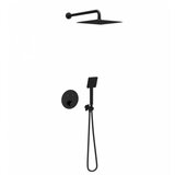 Copen termostatski set square matt black 1 u
