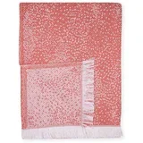 Rdeča pletenina z bombažem Dotty Diamond, 140 x 180 cm
