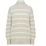 Pri Super fashionable striped turtleneck knitted sweater | shoptok.hr