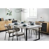 Bessagi Home stol lea, bež, žamet | Shoptok.si