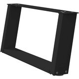 vidaXL noge kavne mizice u-oblika 2 kosa črna 70x(30-31)cm jeklo | Shoptok.si
