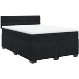  The Living Store Box spring postelja z vzmetnico črna 160x200 cm žamet - Box Spring Postelja, (21493384) | Shoptok.si