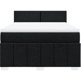  Krevet s oprugama i madracem crni 140x200 cm od tkanine | shoptok.hr