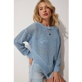 Happiness İstanbul Sweater - Blue - Regular fit Cene