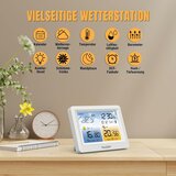 RADDY WM6 brezžična vremenska postaja z zunanjim senzorjem | Shoptok.si