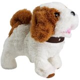  Battery-operated Plush Dog White in Brown Patched Accessories Sound | shoptok.hr