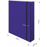 Fascikla BOX SA GUMOM A4 5D PLAVA 26936 OP* Cene