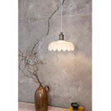 Markslöjd 108857 - Luster na sajli KURAGE 1xE27/40W/230V mesing/bela | Eponuda.com