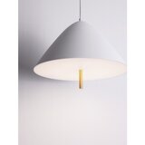 Nova Luce Bijela metalna LED viseća svjetiljka s metalnim sjenilom ø 40 cm Oros – | shoptok.hr