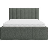 Boxxx OBLAZINJENA POSTELJA 140 cm x 200 cm , tekstil temno zelena | Shoptok.si
