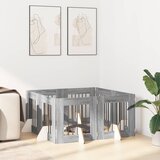  Vrata za pse s postoljem 8 pcs Siva sonoma 60 x 60 cm | shoptok.hr