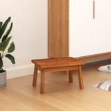 vidaXL Pomoćni stolac 38 x 26 x 22 cm od masivnog bagremovog drva | shoptok.hr