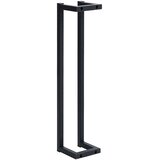  Stalak za ručnike crni 12,5 x 12,5 x 60 cm željezni | shoptok.hr