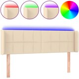  LED uzglavlje krem 147x16x78/88 cm od tkanine | shoptok.hr