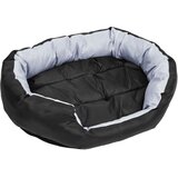  Dvostrani perivi jastuk za pse sivo-crni 85 x 70 x 20 cm | Eponuda.com