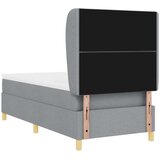  Krevet s opruga kutije Svijetlo siva 200 x 90 cm tkanina | shoptok.hr