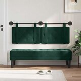  Držeće uzglavlje Zidne Tamnozelena 150 x 55 x 5 cm Baršun - Tamnozelena 140 cm bez LED | shoptok.hr