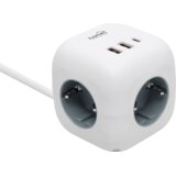 Home Produžni kabl, 3 utičnice, 2 x USB A, 1 x USB C, 1.5 met. - CUBE2 Cijene