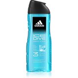 Adidas Ice Dive 3in1 osvežilen gel za prhanje z morskim izvlečkom 400 ml za moške Cene
