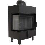 Kratki vgradni kamin LUCY/12/L/BS/BLACK Cene