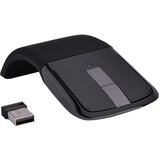 Venisymlis 2,4 GHz Zložljiva brezžična Arc Touch Mouse Miške USB Sprejemnik Za pc Notebook Smart TV Črna, (22060300) | Shoptok.si