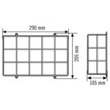 ESYLUX zaščitna kletka SLE24BASKETGUARDWALL, (20891126) | Shoptok.si