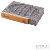  Tacna za sapun Sivo/Drvo Smart Ceramic BPO-4984D Cene