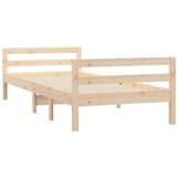  Posteljni okvir 90x190 cm trdna borovina, (20726903) | Shoptok.si