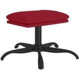 The Living Store Stolček za noge vinsko rdeč 60x60x36 cm žamet - Stolček Za Noge, (21419740) | Shoptok.si
