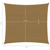  Jedro za zaštitu od sunca 160 g/m² smeđe-sivo 4 x 4 m HDPE | shoptok.hr