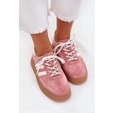 Boto Women's Suede Sneakers On Platform Pink Venera | shoptok.hr