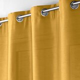Douceur d intérieur Rumena zavesa iz mikrosatena 140x240 cm Shana – | Shoptok.si