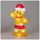  LED spoljna božićna dekoracija 20xLED/2xAA 30 cm IP44 u obliku medenjaka Cene