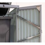  Westman - Metalno spremište za kantu za smeće | Antracit | 101x104x134 cm - BRANDED IN GERMANY | shoptok.hr